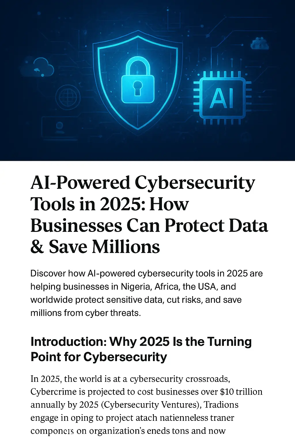 AI-Powered Cybersecurity Tools in 2025: How Businesses Can Protect Data & Save Millions