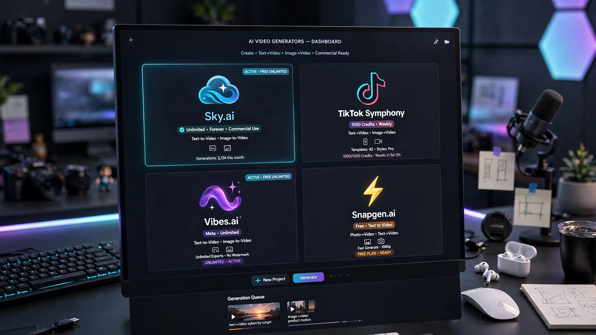 Free Unlimited AI Video Generator
